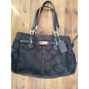 COACH F17806 CHELSEA SIGNATURE  JAYDEN BAG SATCHEL TOTE  BROWN Soho Designer
